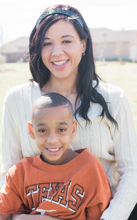 desiree singleton and her son